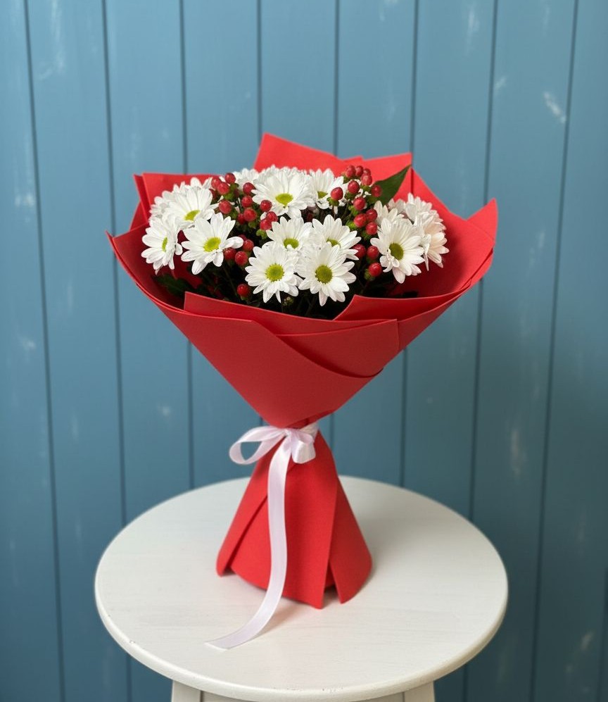 Букет цветов из: Хризантемы в Пыть-Яхе