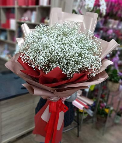 Букет цветов из: Гипсофила в Пыть-Яхе