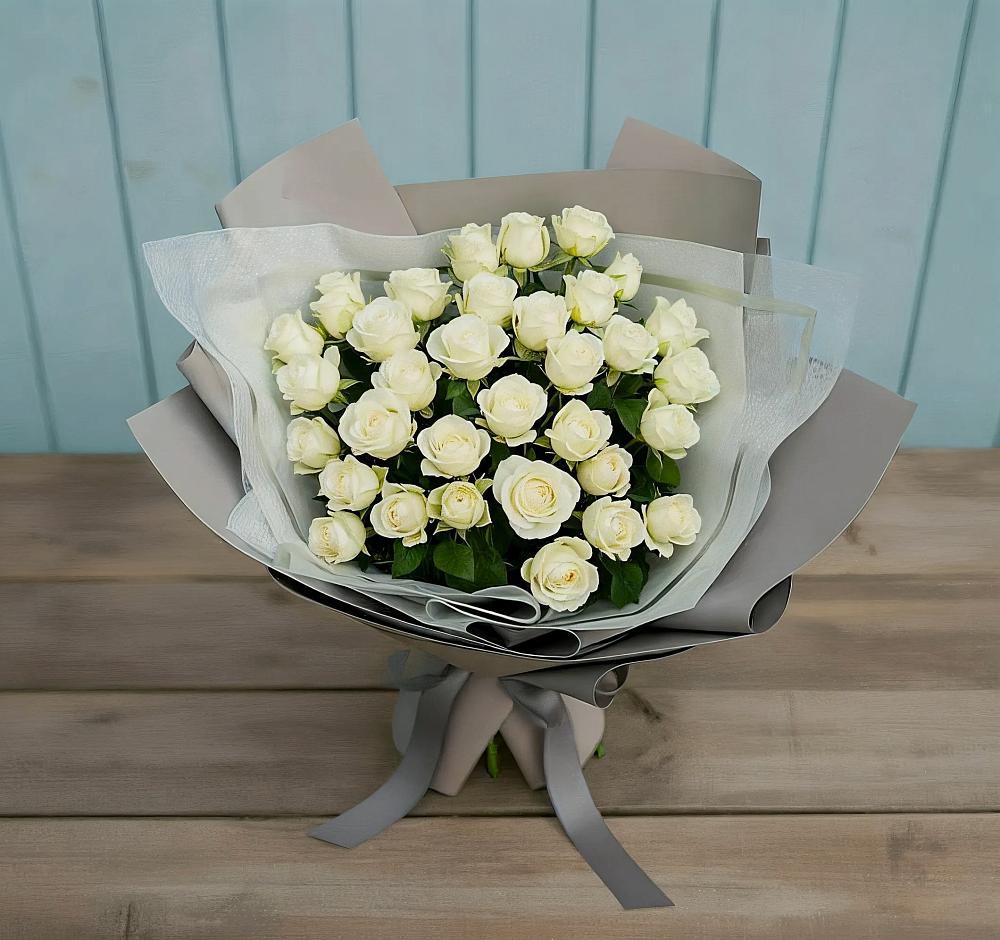 Букет Белоснежная нежность в Пыть-Яхе