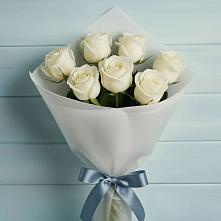 Букет 7 Белых роз Эдлесс Лав #REPLACE_PRED# Пыть-Яхе