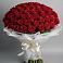 Букет 101 Красная роза Блэк Мэджик в Пыть-Яхе