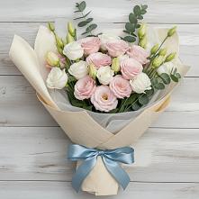 Букет цветов из:  Лизиантусы в Пыть-Яхе