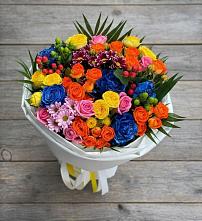 Букет цветов из:  Розы и Хризантемы в Пыть-Яхе