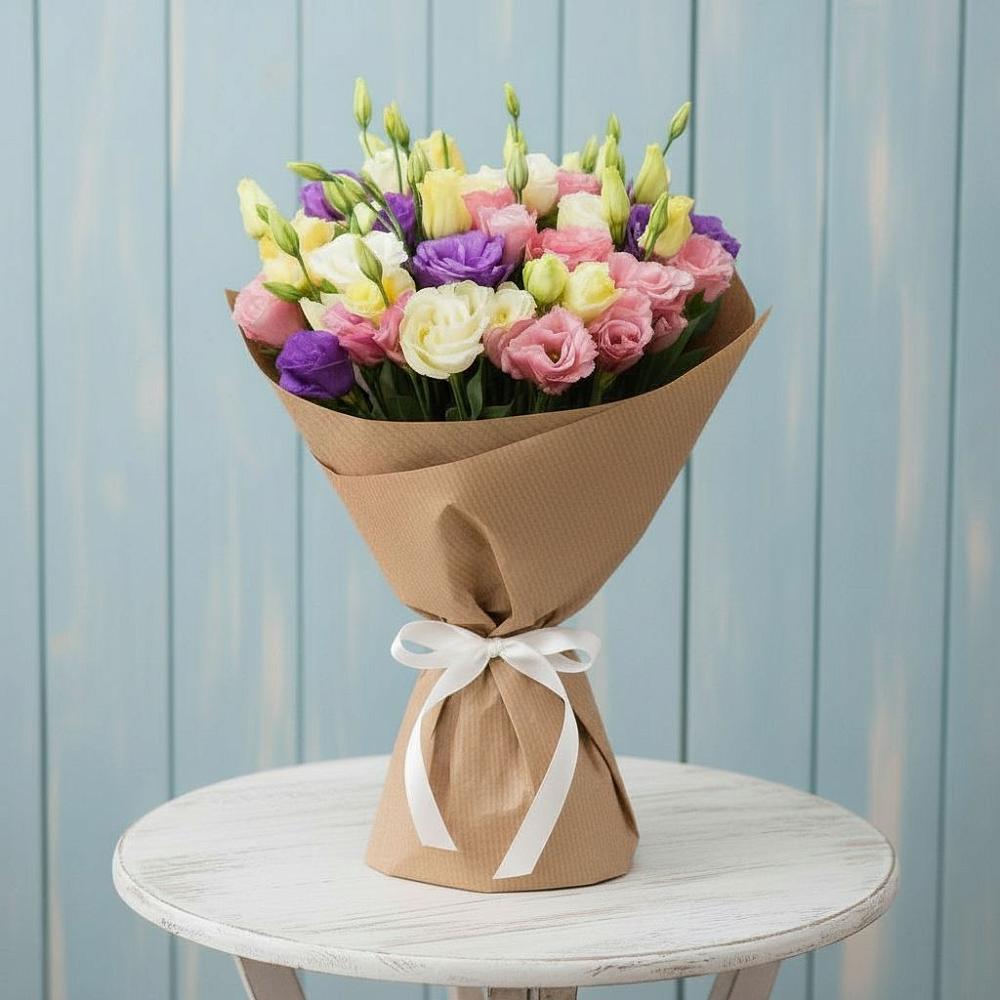 Букет цветов из: Лизиантусы в Пыть-Яхе